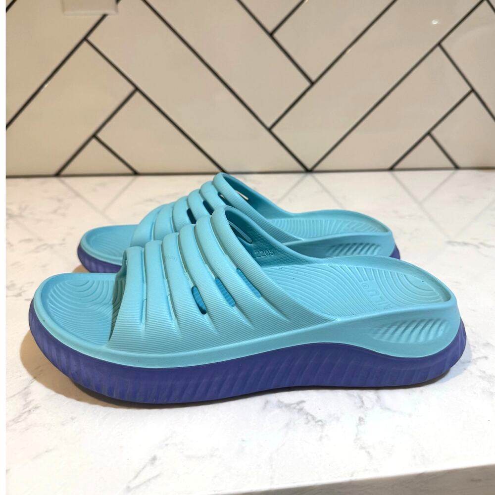 KuaiLu Recovery Sandal orthotic slides for Plantar Fasciitis size 9 arch support